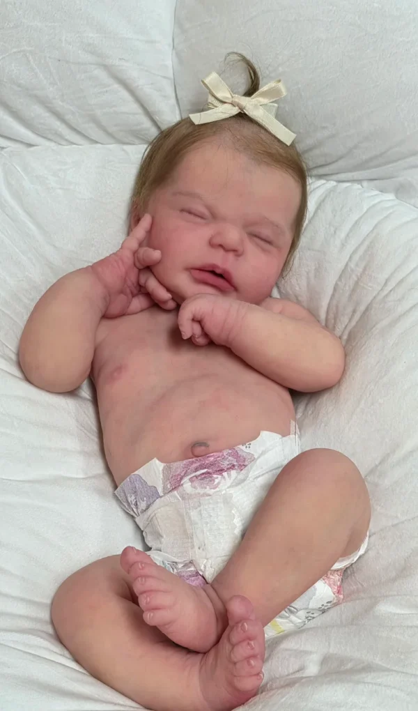 Anna Prototype full body silicone reborn baby doll from Lifelike Baby Nursery