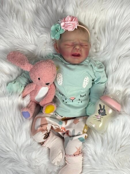 Baby Hazel partially silicone reborn doll