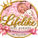 Premium silicone reborns baby logo